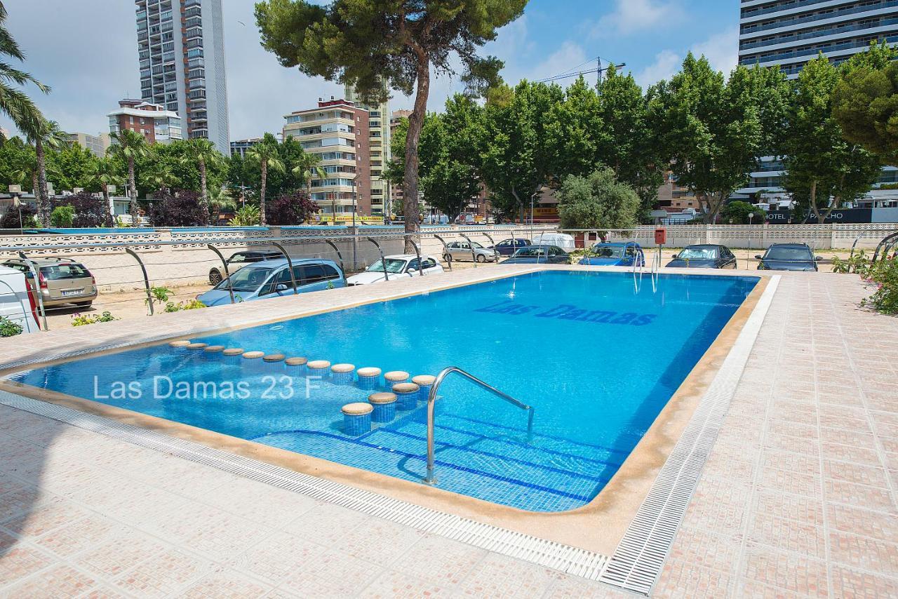 Las Damas Premium 23F Beach Front - Pool & Parking 베니돔 외부 사진